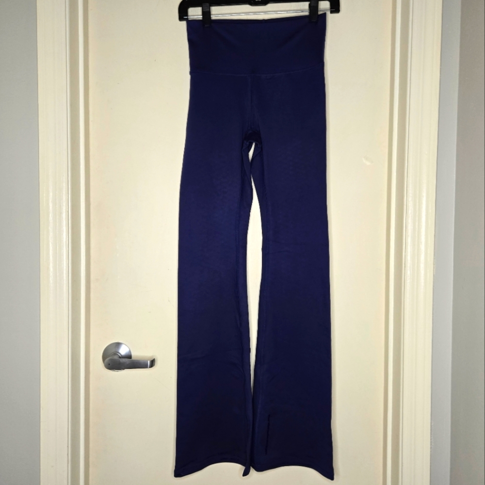 ✨Terez blue high waisted flare leggings small NWOT